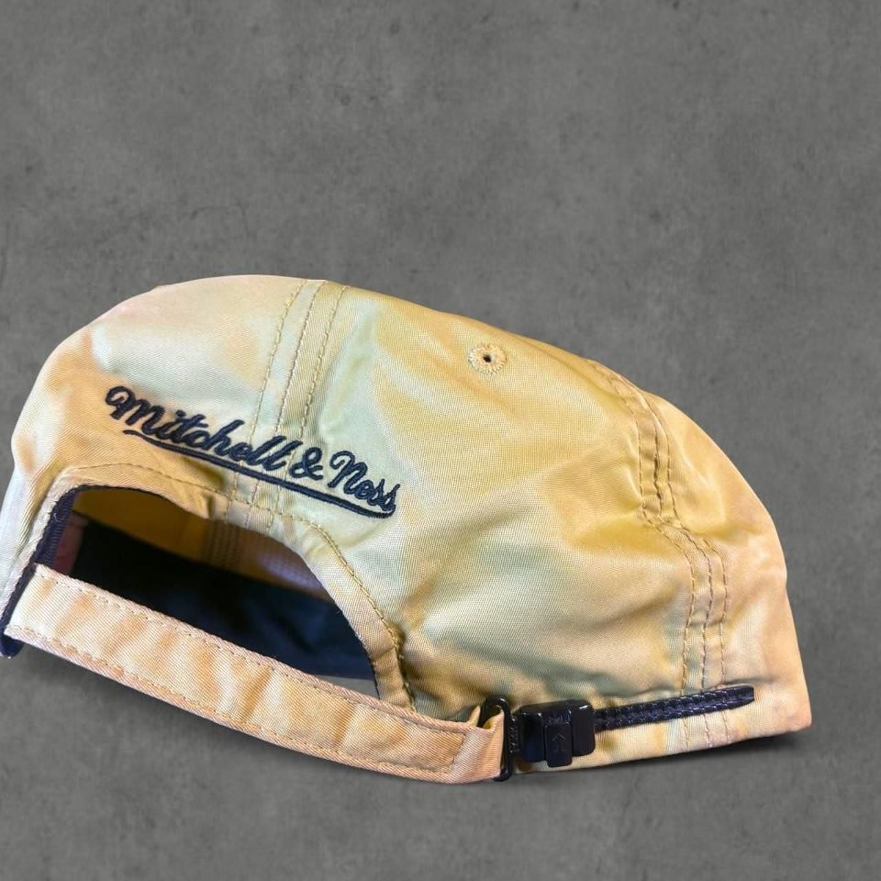 Mitchell & Ness Miami Heat Tan Nylon Zipper Hat 3