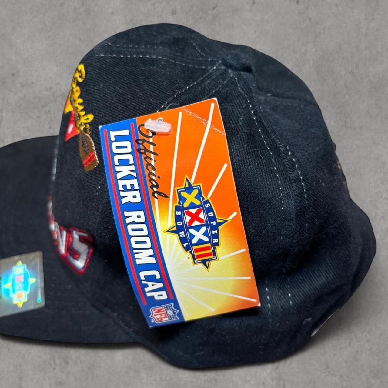 Logo Athletic Denver Broncos Super Bowl XXXII Snapback Hat 3