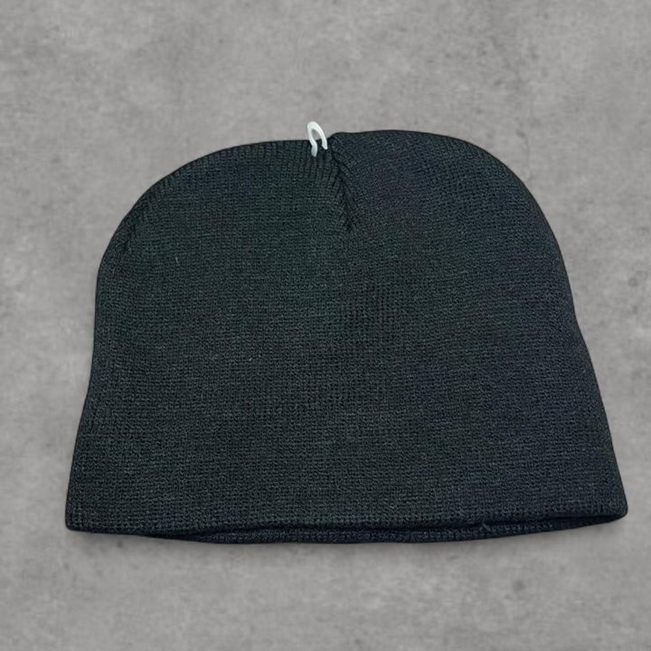 Amazing Dama Vintage Flame Skull Beanie Hat Black 4