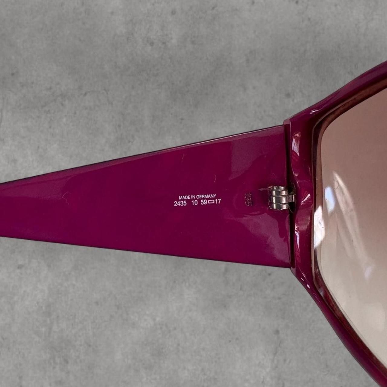 Christian Dior 2435 Sunglasses Purple Tortoise Butterfly Designer Luxury 8