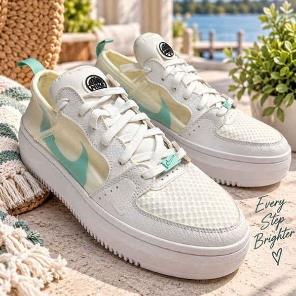 Nike Court Vision Alta TXT White Light Dew Women’s Size 11 CW6536 100