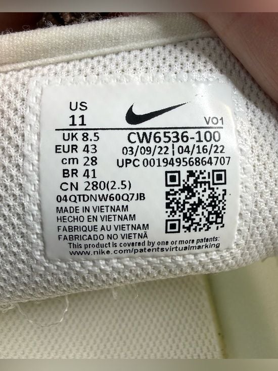 Nike Court Vision Alta TXT White Light Dew Women’s Size 11 CW6536 100 14
