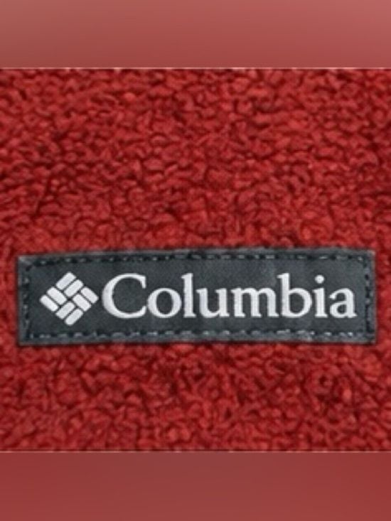 Columbia Steens Mountain Fleece Vest Men’s Medium Red Full Zip XM1024 5
