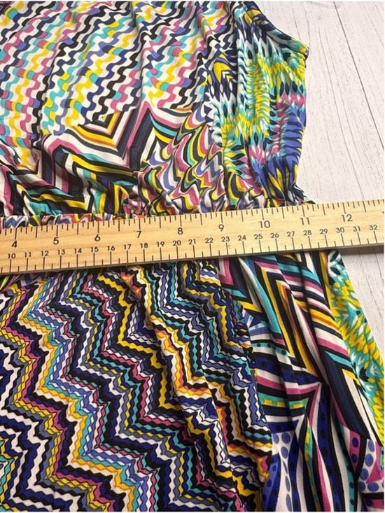 Janette John 3:16 Joya DJ13904 Multicolor Abstract Maxi Dress S NWOT 12