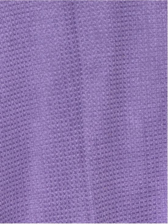 Andrée by Unit Lilac Waffle Knit Henley Top Oversized Boutique Pullover NWT S-XL 5