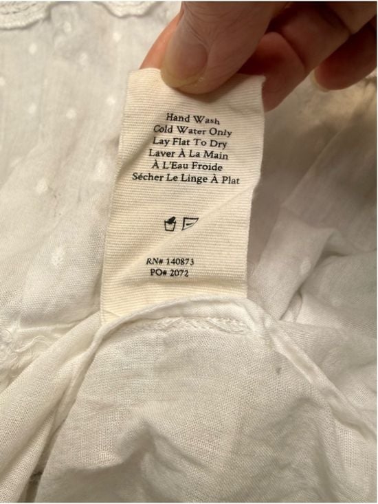LoveShackFancy XS Natasha Heritage White Pintuck Cotton Ruffle Mini Dress 16