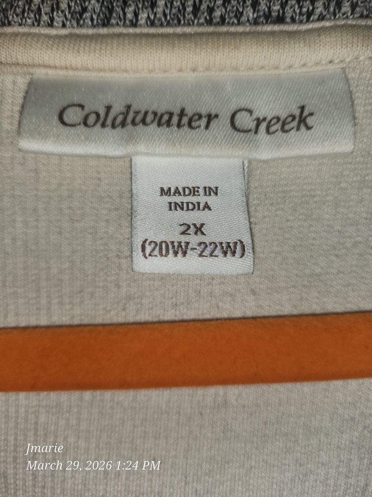 Coldwater Creek Charcoal Hooded Vest 5