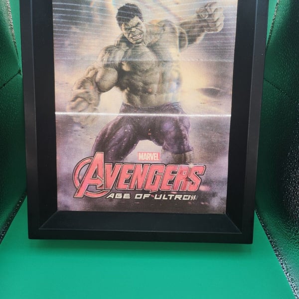 Pyramid America Marvel Avengers Age of Ultron Hulk Lenticular 3D Wall Art