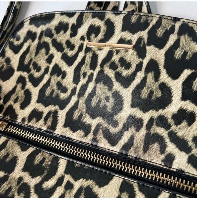 Aldo Cuveth Medium Size Leopard Print Backpack Purse 5