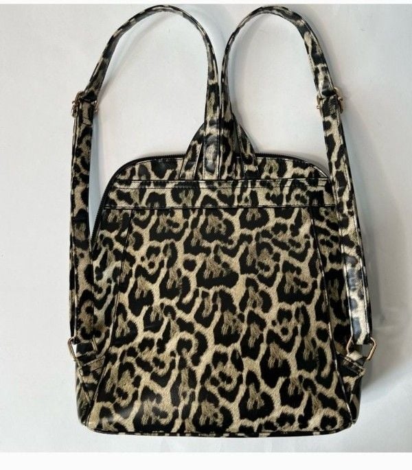 Aldo Cuveth Medium Size Leopard Print Backpack Purse 7