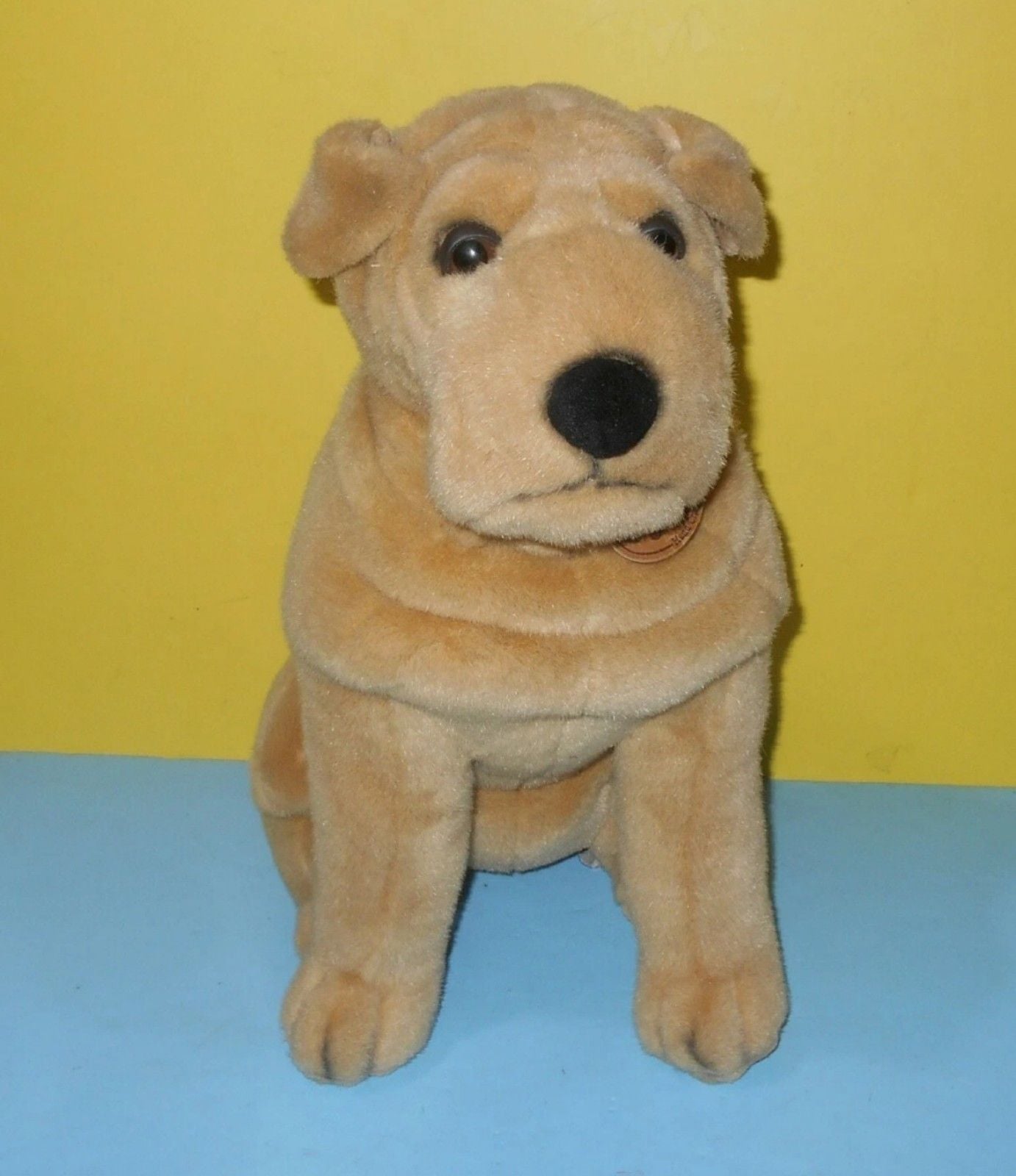 16" People Pals Chinese Shar-Pei Wrinkled Pup Puppy Dog Stuffed Plush Animal 1