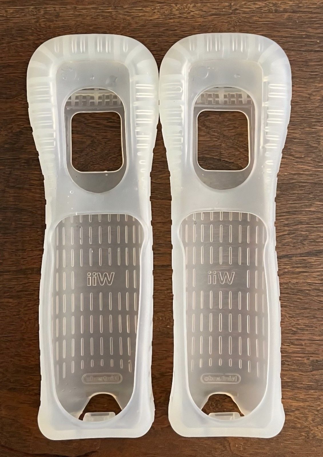 2 Clear WII remote control covers 1