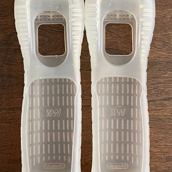 2 Clear WII remote control covers