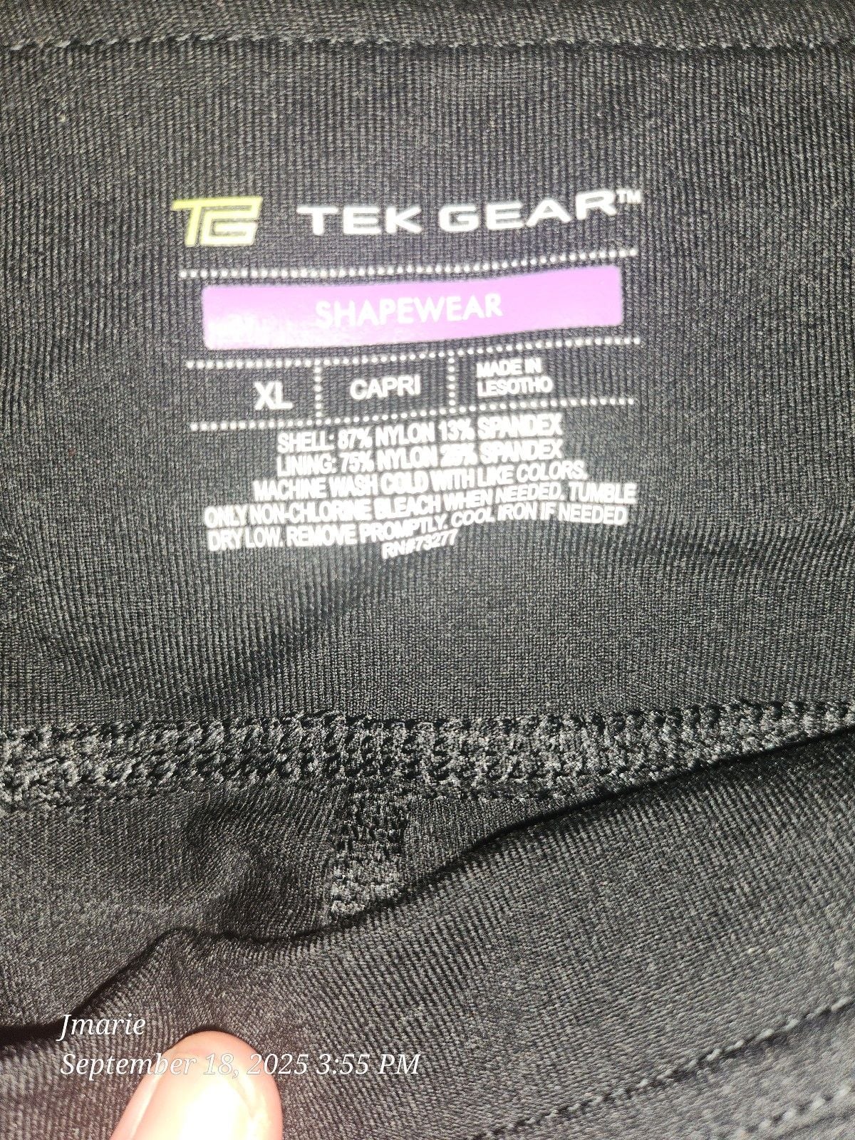 Tek Gear Shapewear Crop Leggings 3