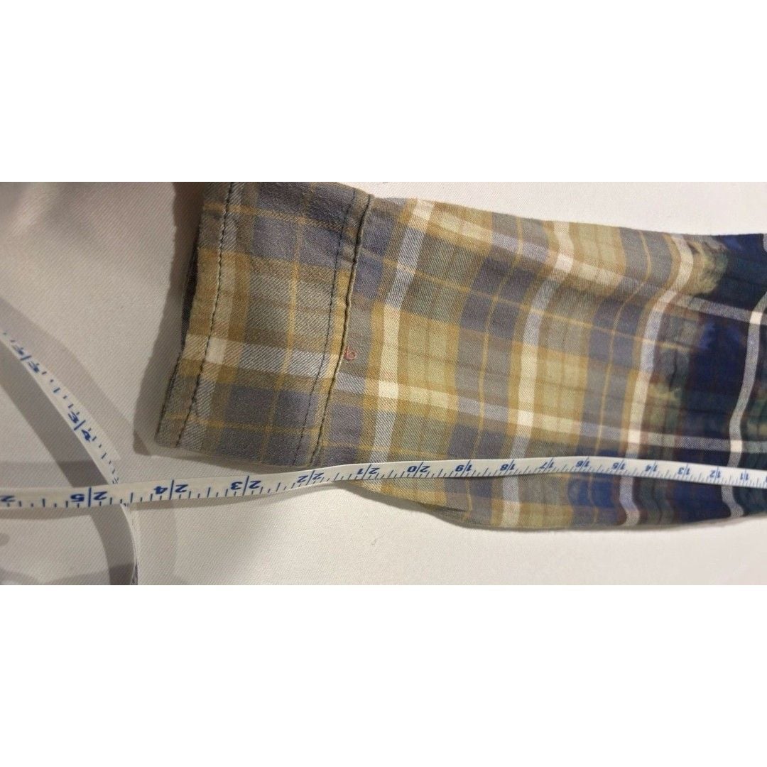 Reworked Flannel shirt L Women's Rinestoned Rolling Stones 7