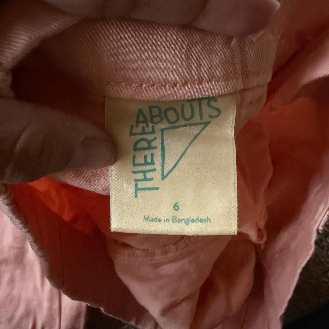Thereabouts Girls Jogger Pants Size 6 Peach Utility Pockets 4