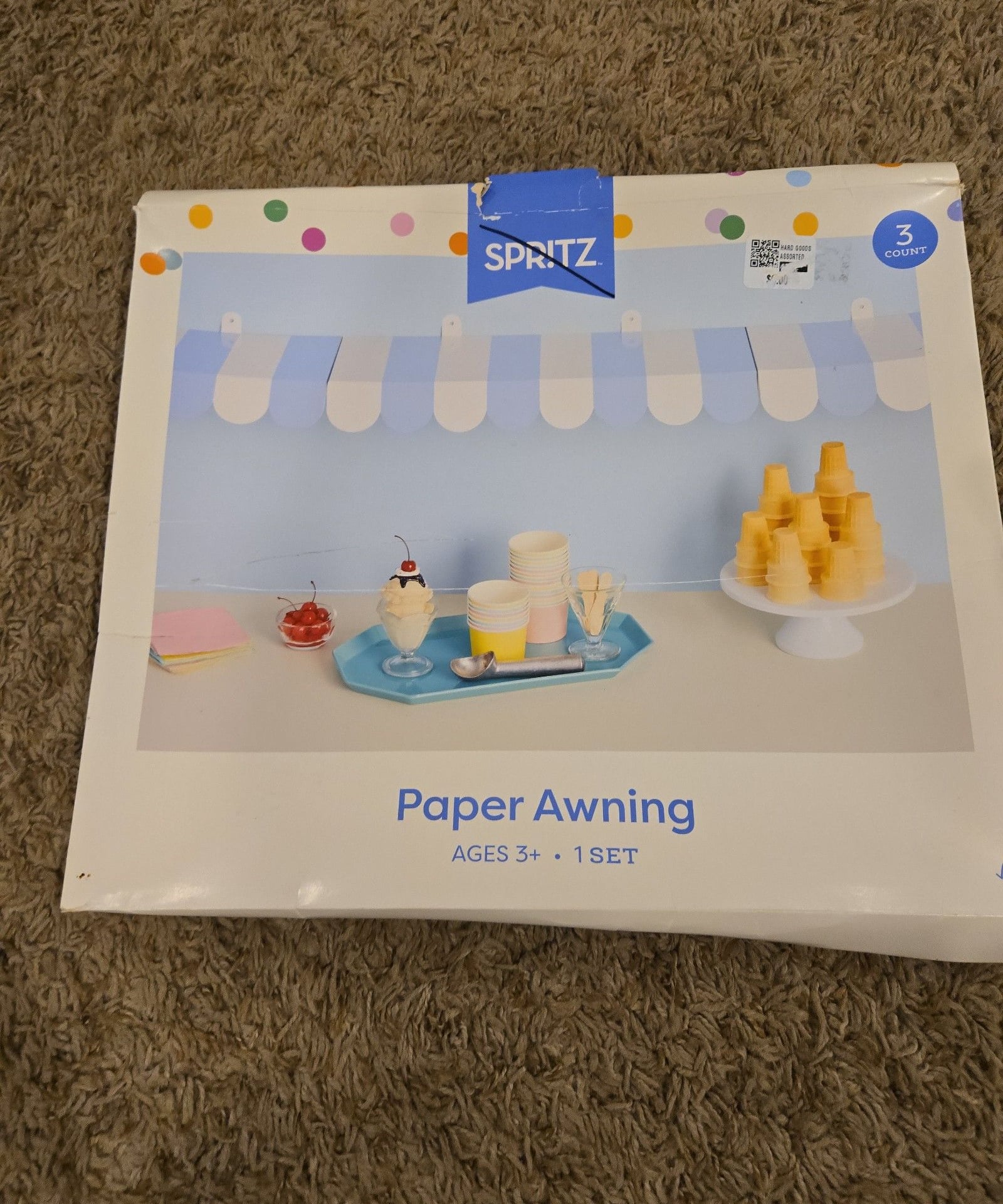 New lot of 4 Spritz paper awning 2