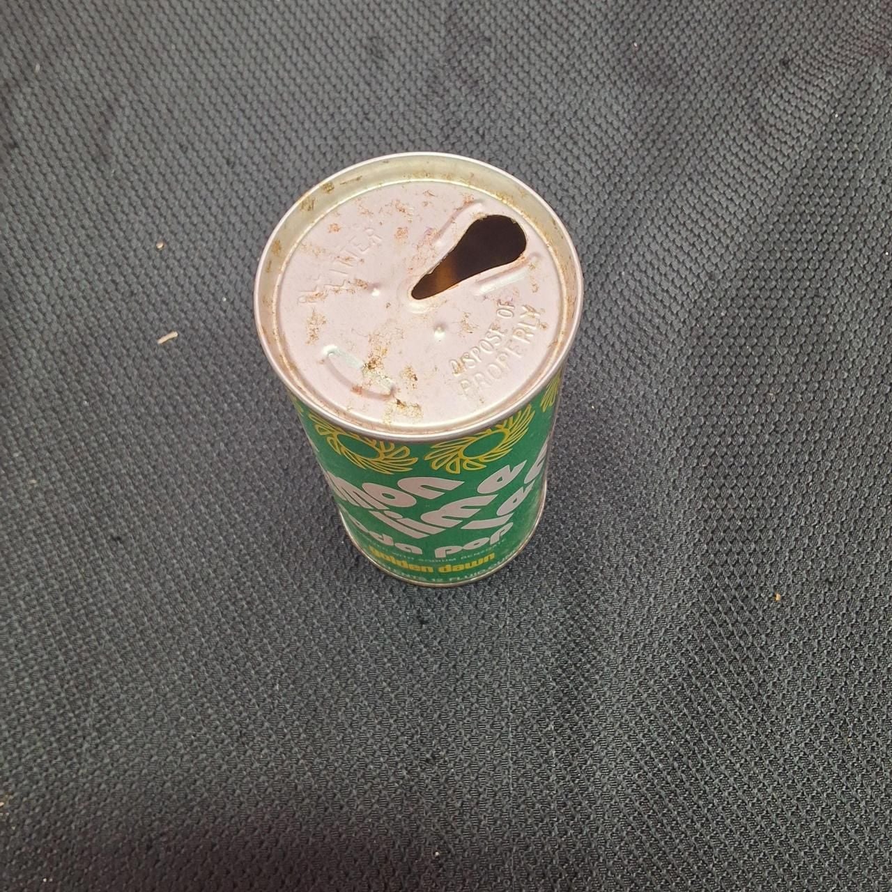 Golden Dawn Lemon Lime Soda Pop 12 oz Vintage Can 2
