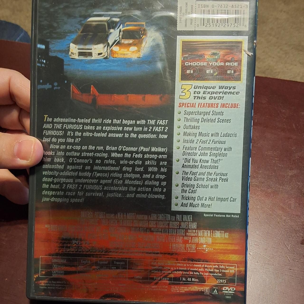Universal Pictures 2 Fast 2 Furious Widescreen DVD 2