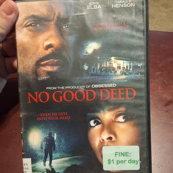 Sony Pictures No Good Deed DVD Idris Elba Taraji P. Henson