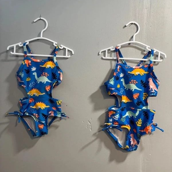 Twin Swimsuits Dinosaur 18m