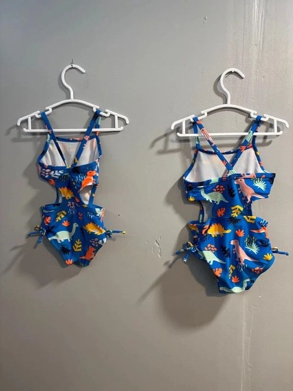 Twin Swimsuits Dinosaur 18m 3