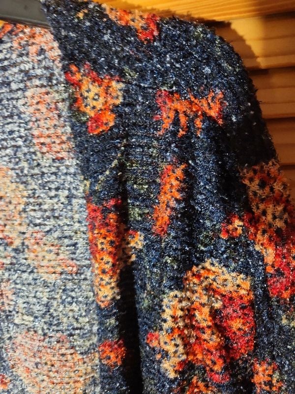 LuLaRoe Shimmer Floral Knit Cardigan – Women’s Small 3