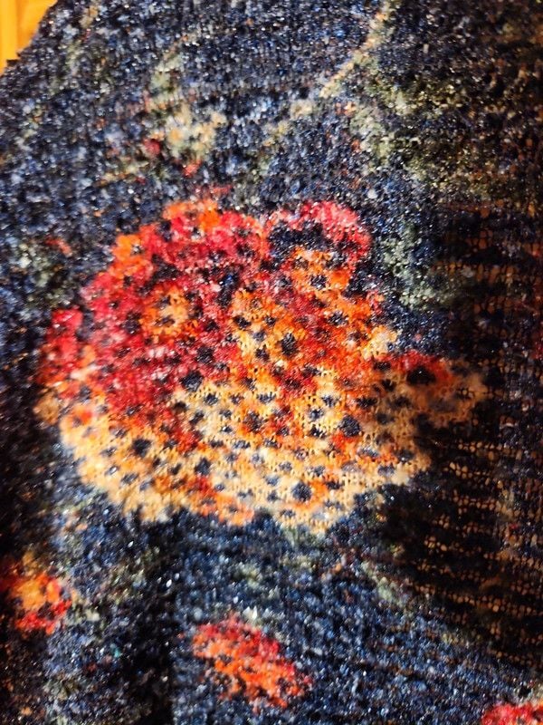 LuLaRoe Shimmer Floral Knit Cardigan – Women’s Small 9