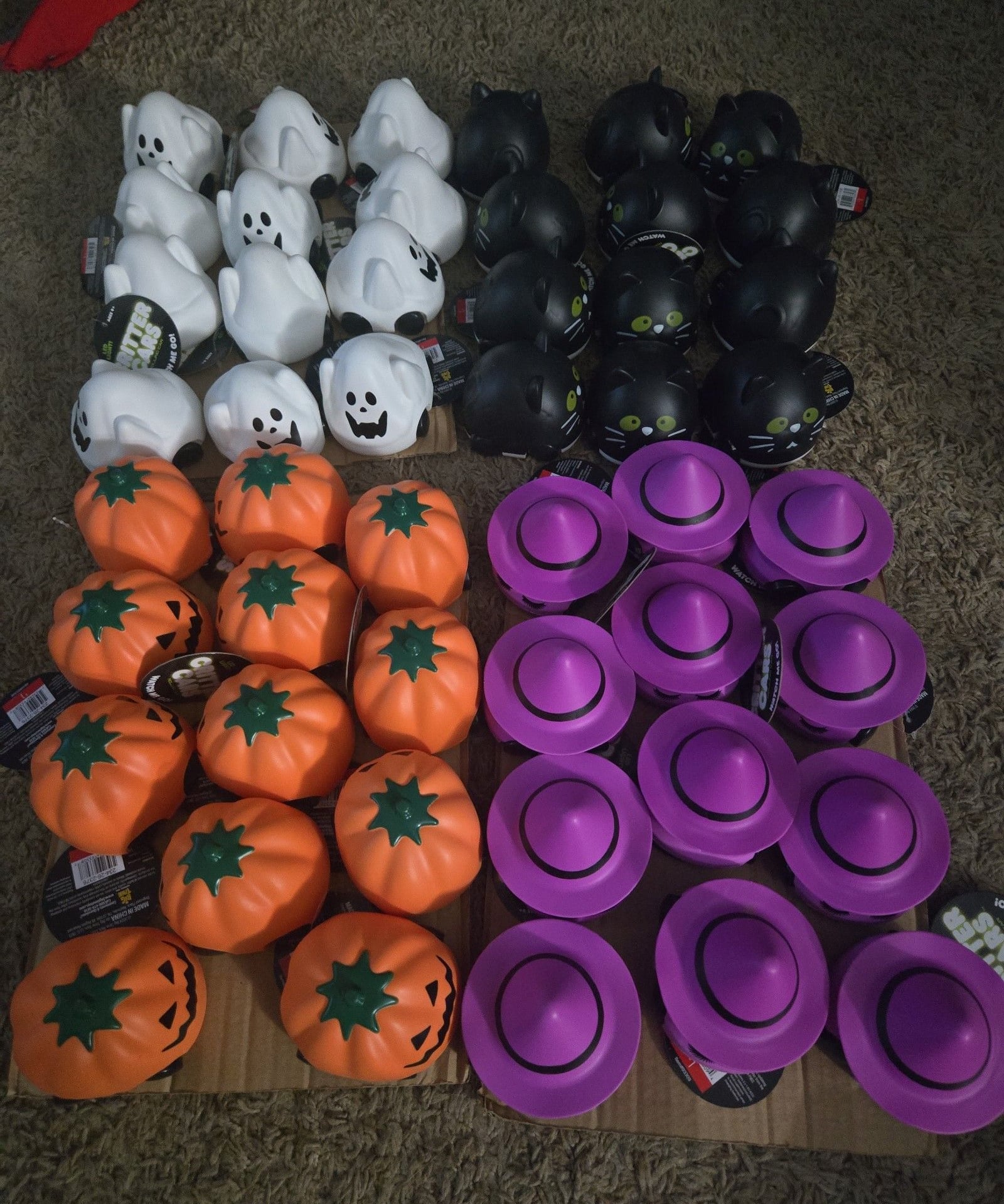 48 NEW target light up halloween critter cars pumpkin witch ghost black cat 1