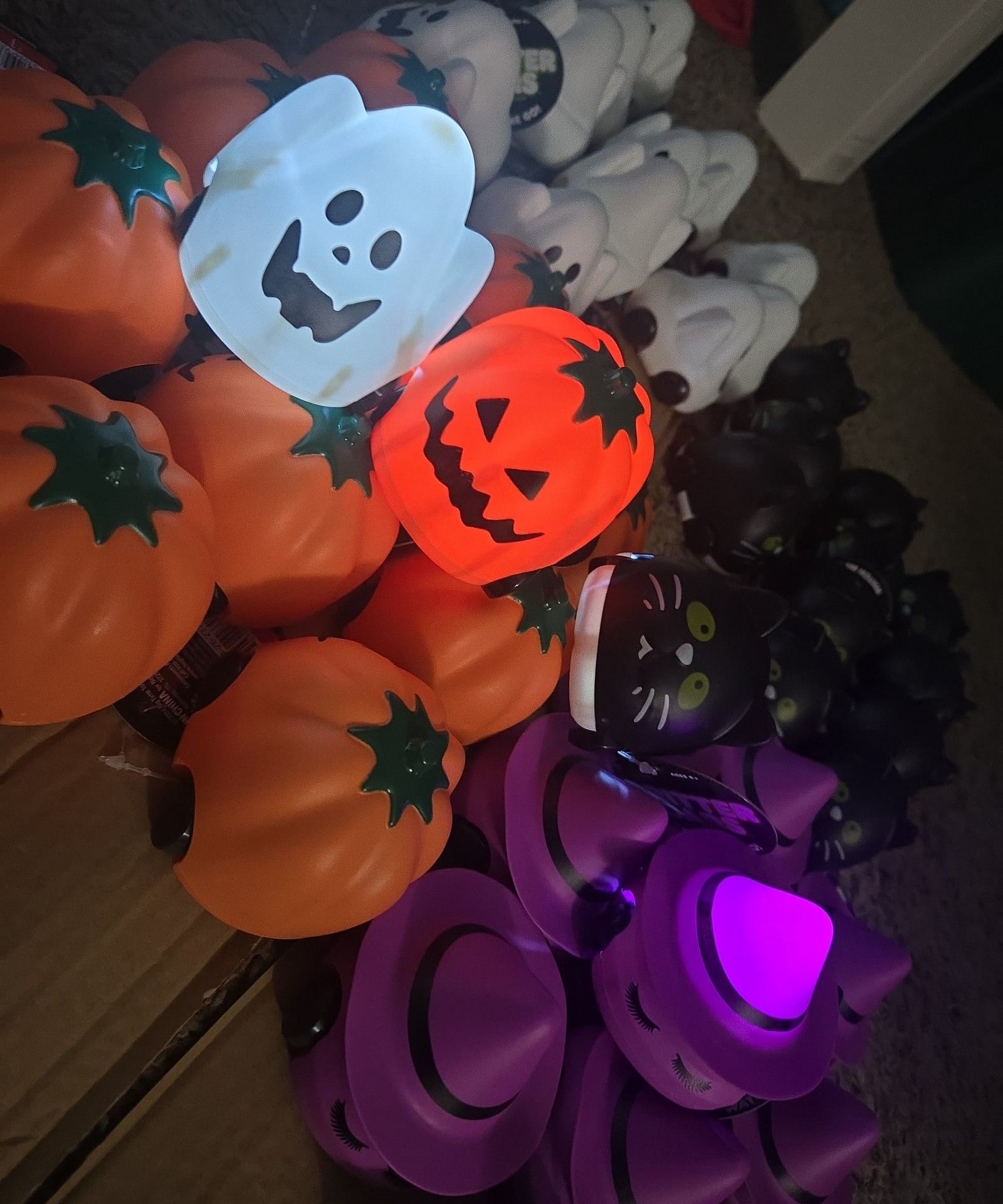 48 NEW target light up halloween critter cars pumpkin witch ghost black cat 2