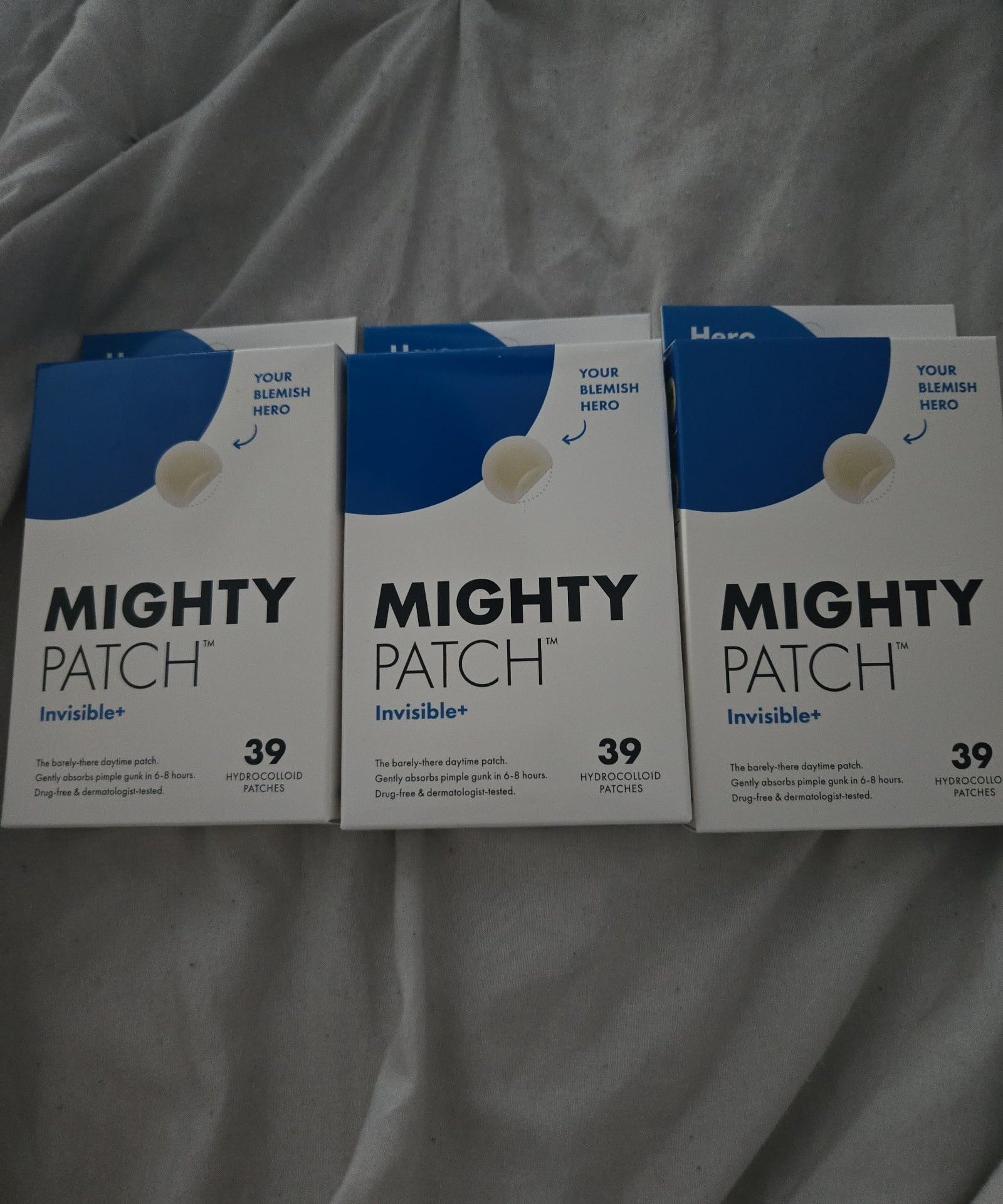 New lot of 3 Mighty Patch invisible pimple patches 1