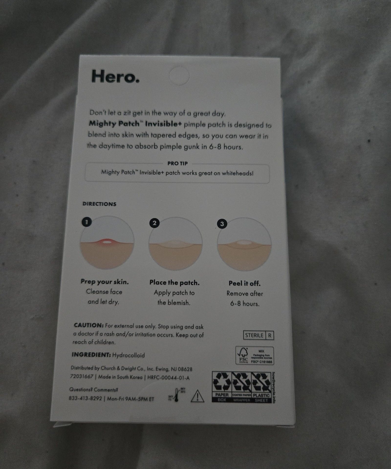 New lot of 3 Mighty Patch invisible pimple patches 3