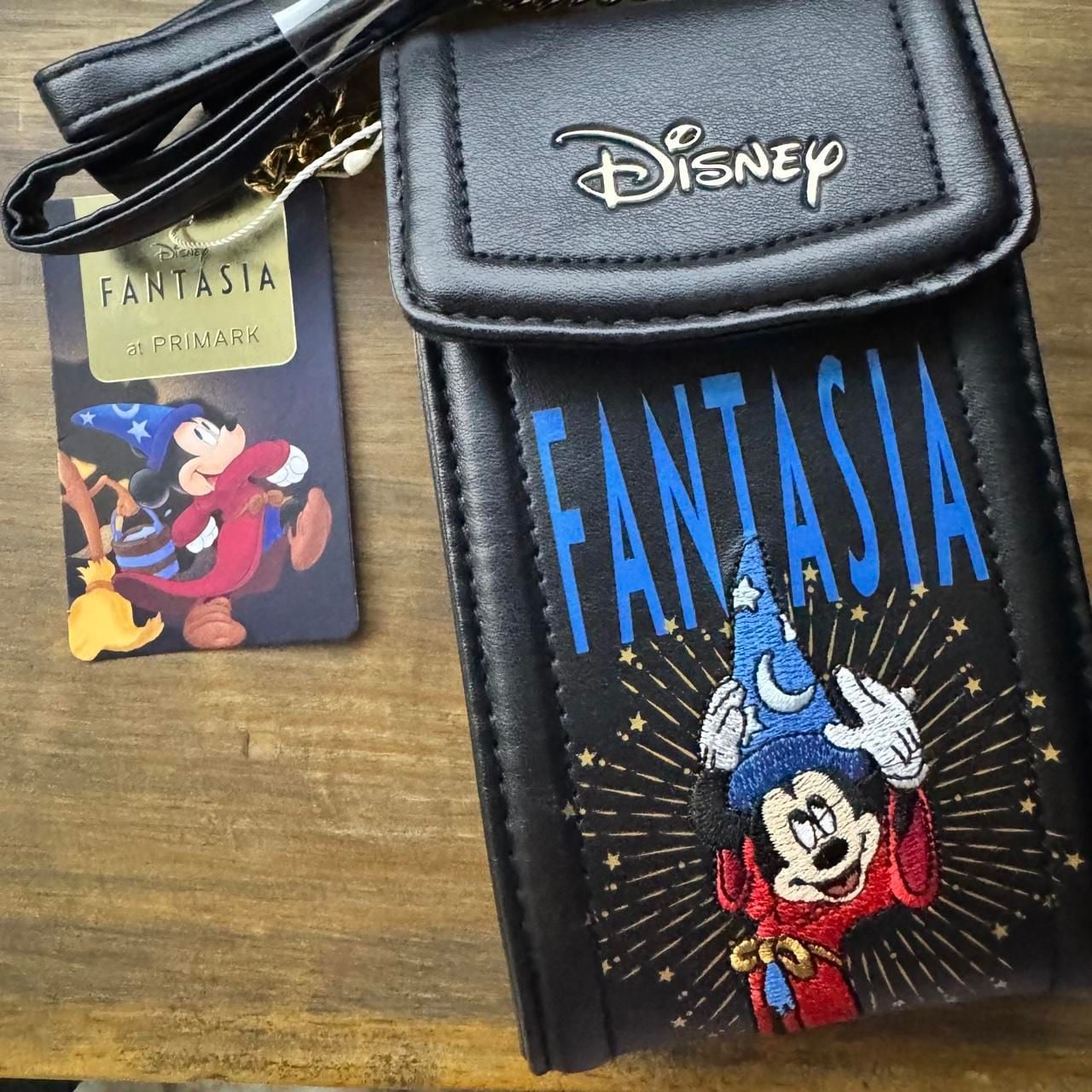 Disney Fantasia Sorcerer Mickey Phone Crossbody Bag Primark NWT 1