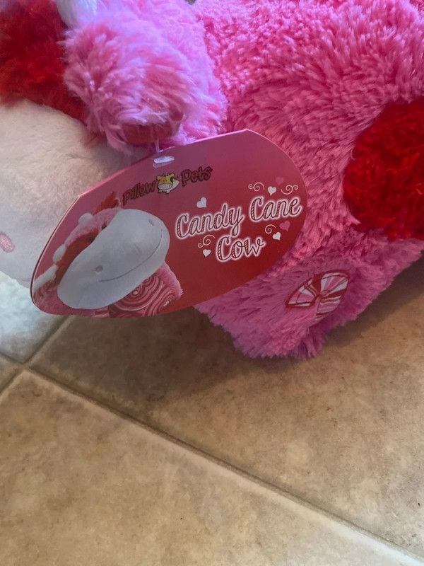Pillow Pets Candy Cane Cow 2