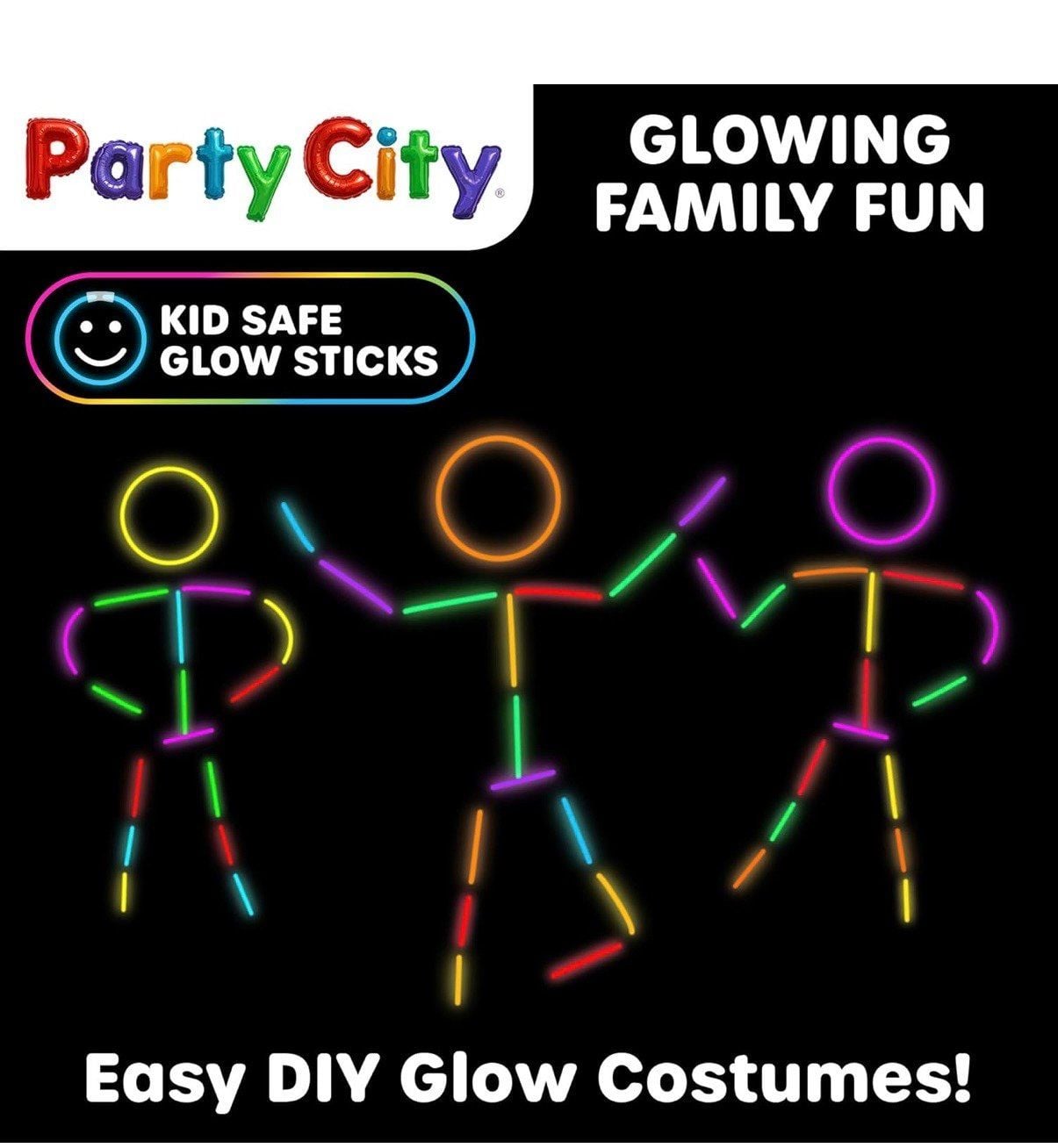 Party City 300 Glow Sticks Bulk Party Pack 8”– Neon Glow 5