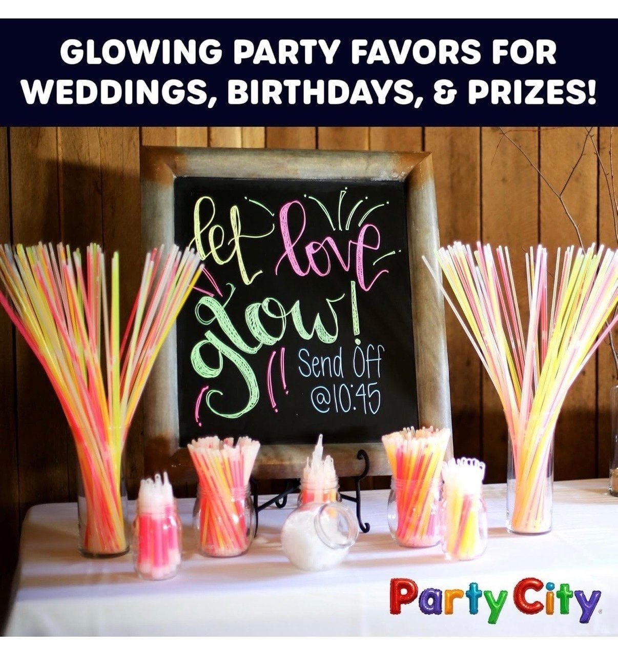 Party City 300 Glow Sticks Bulk Party Pack 8”– Neon Glow 6