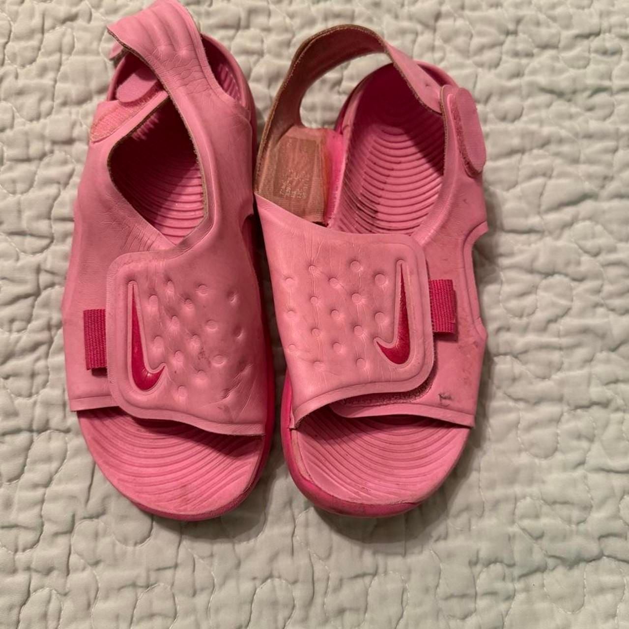 Nike Sunray Adjust Sandals Size 2C Pink Girls Water Shoes 2