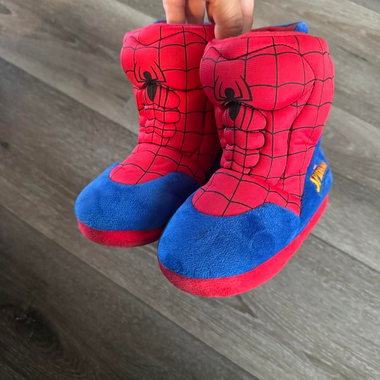 Marvel Spider-Man Plush Slipper Boots 1