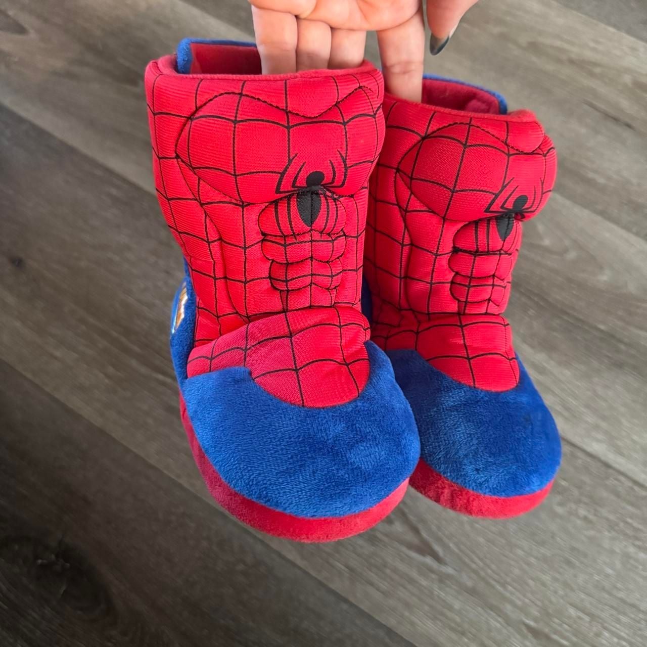 Marvel Spider-Man Plush Slipper Boots 3