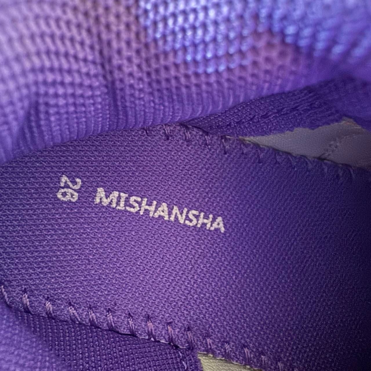 Mishansha Kids Sneakers Size 26 Pink Purple Hook and Loop 5