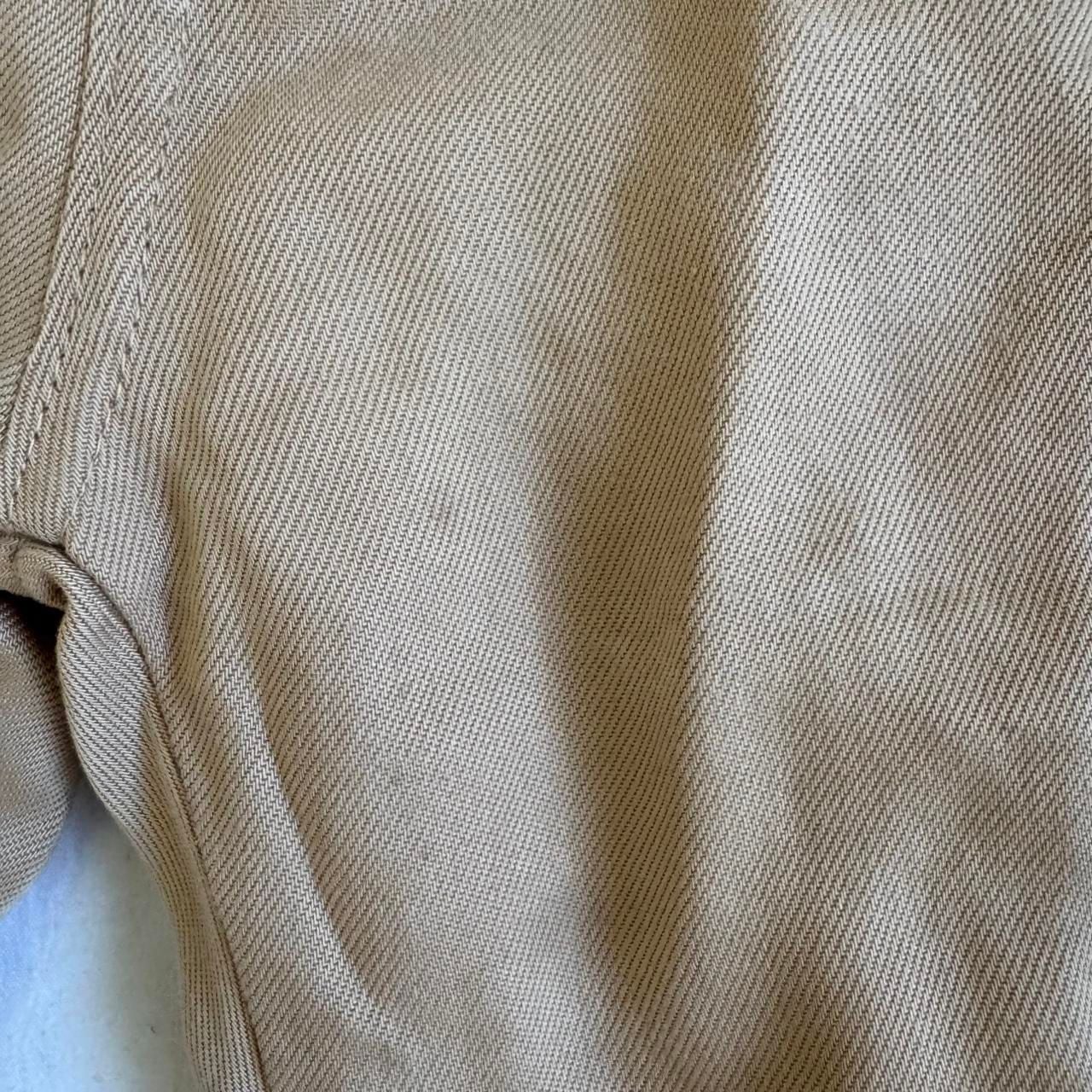 H&M Cargo Pants Size 2T Tan Cotton Lyocell Elastic Waist 3