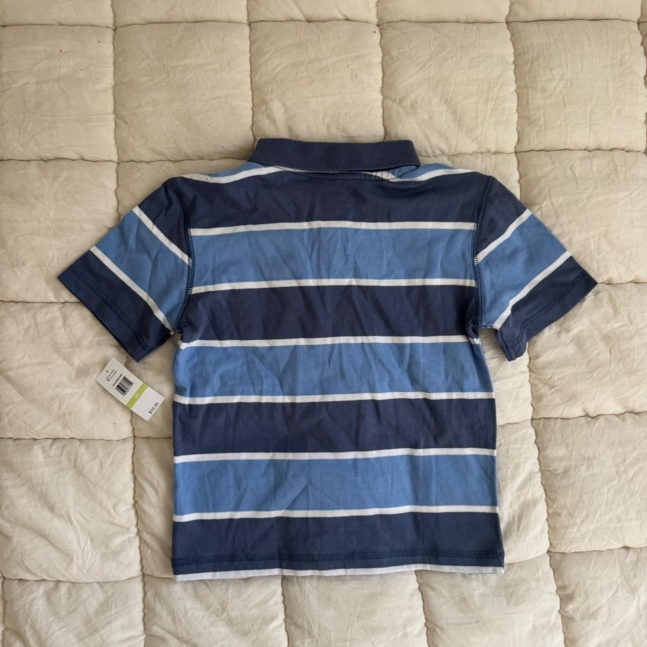 Baby Gap Striped Polo Shirt Size 4T Blue White 5
