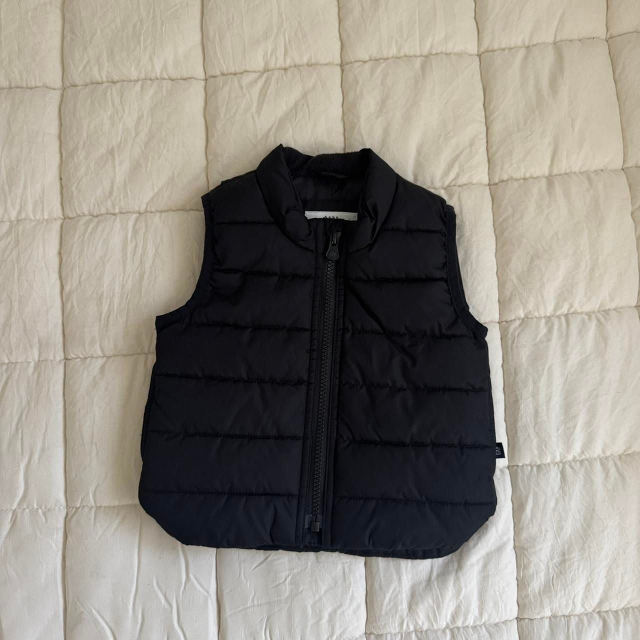 Baby Gap Coldcontrol Puffer Vest Size 6-12 Months Black 2