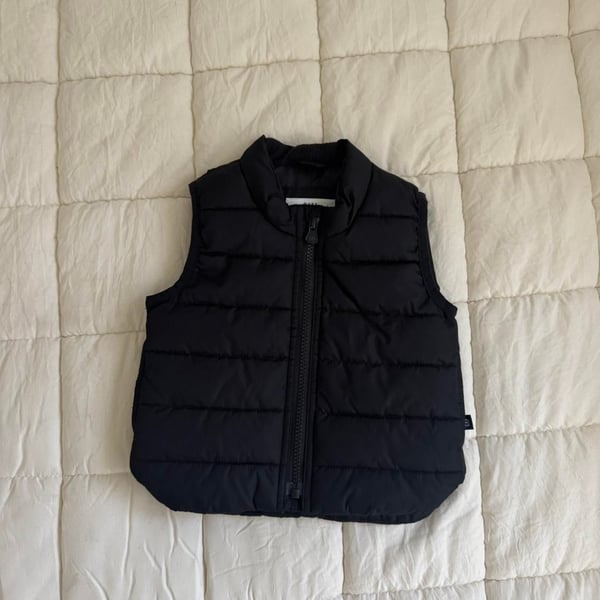 Baby Gap Coldcontrol Puffer Vest Size 6-12 Months Black