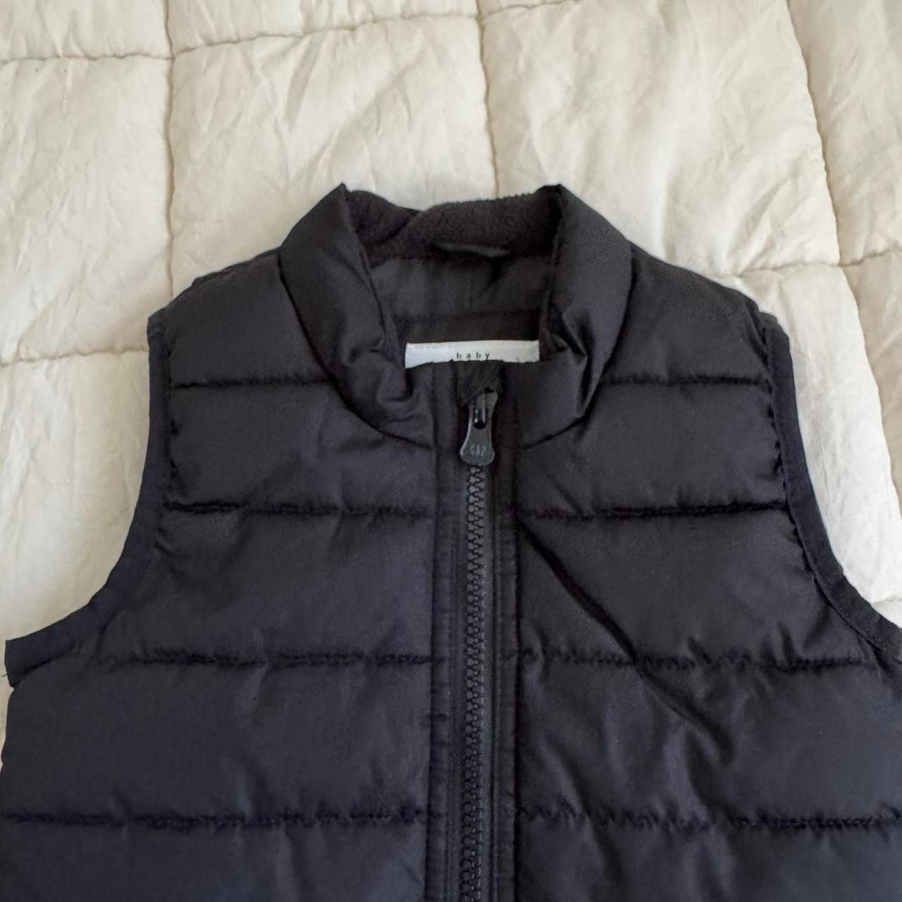 Baby Gap Coldcontrol Puffer Vest Size 6-12 Months Black 3