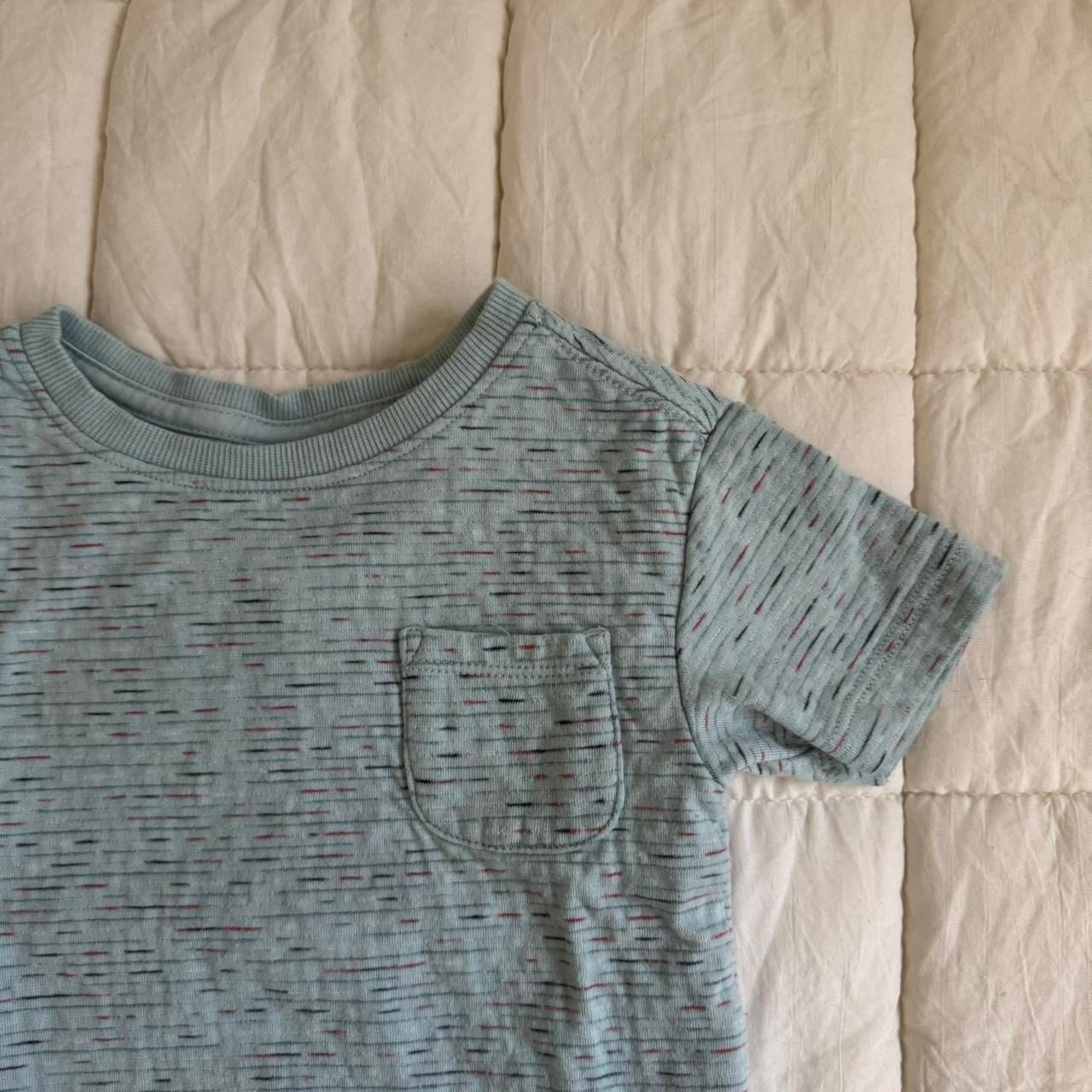 C&C California Pocket T-Shirt Blue Striped Baby Tee 2