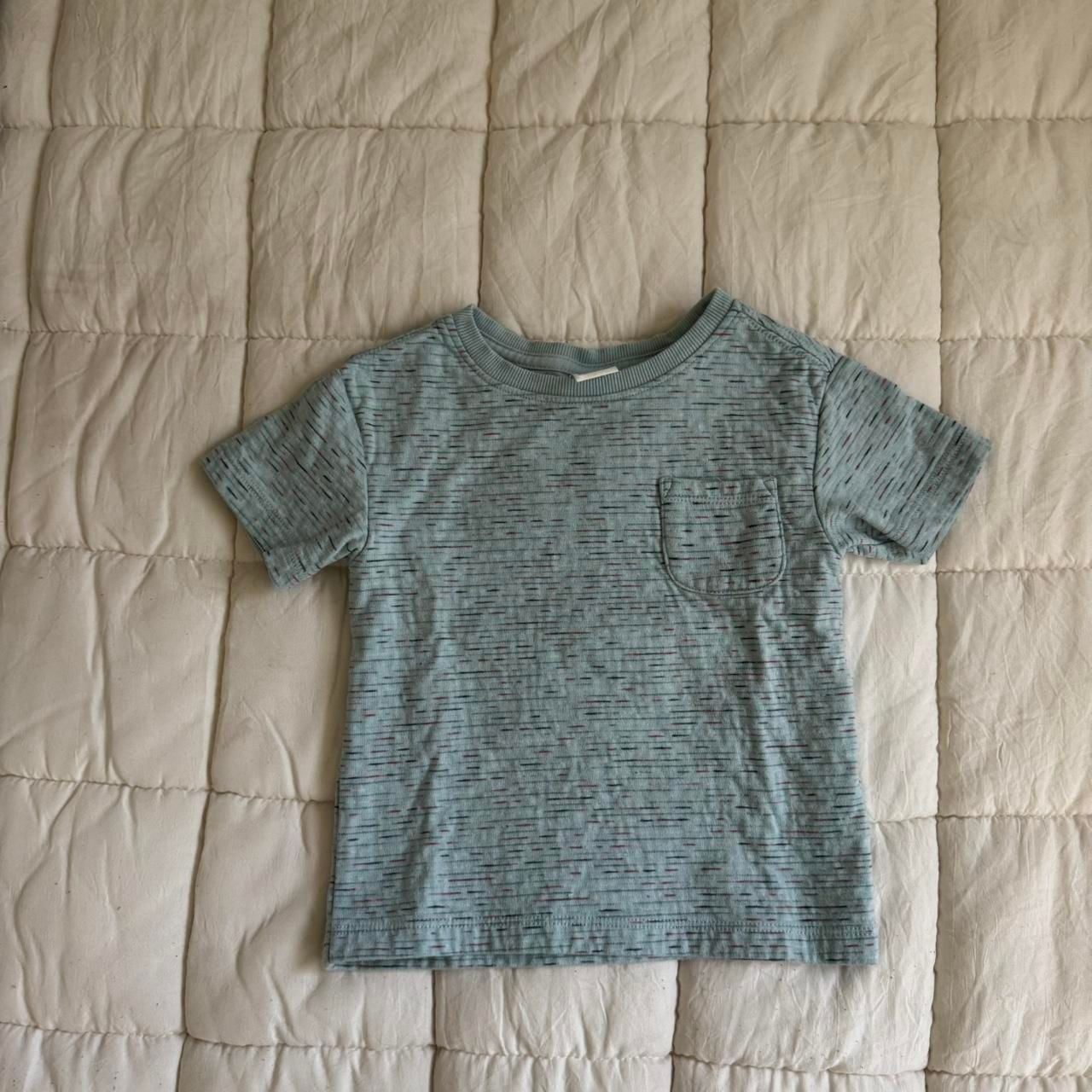 C&C California Pocket T-Shirt Blue Striped Baby Tee 3