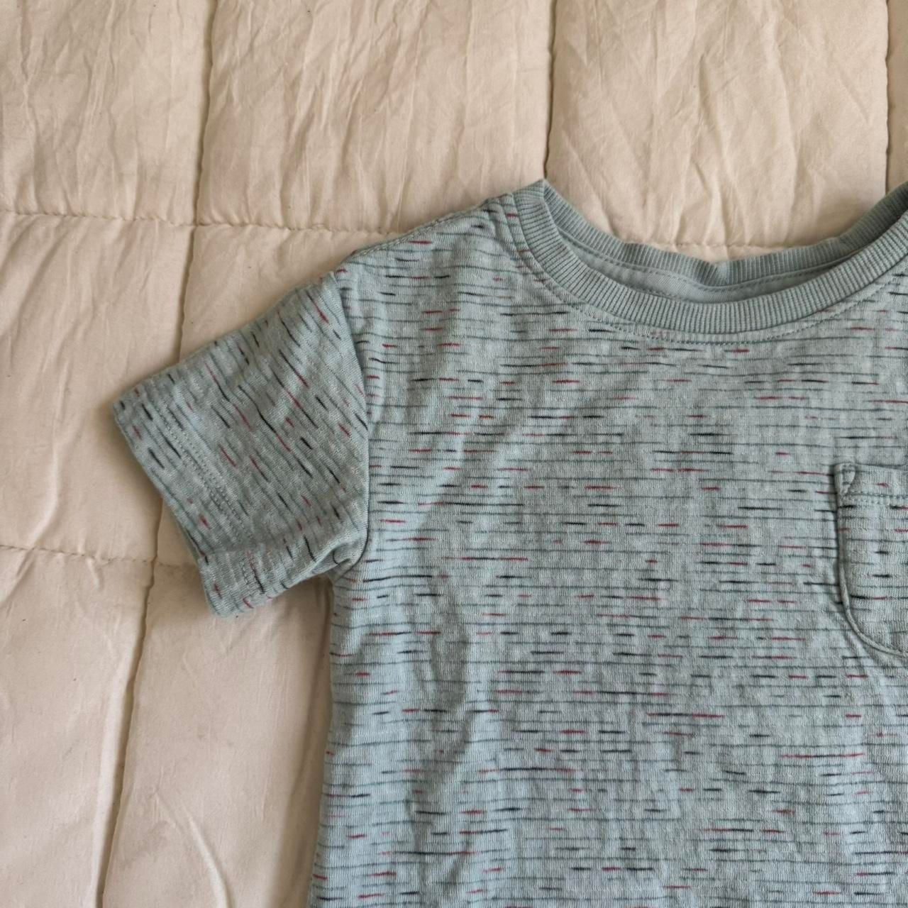 C&C California Pocket T-Shirt Blue Striped Baby Tee 4