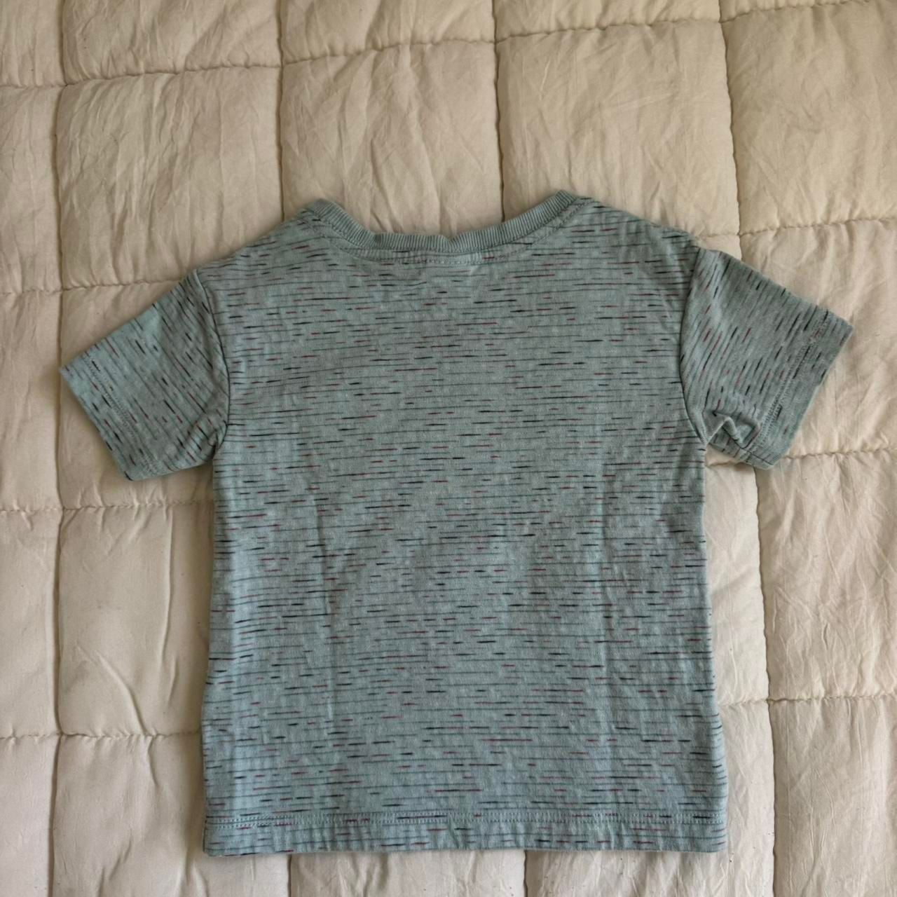 C&C California Pocket T-Shirt Blue Striped Baby Tee 5