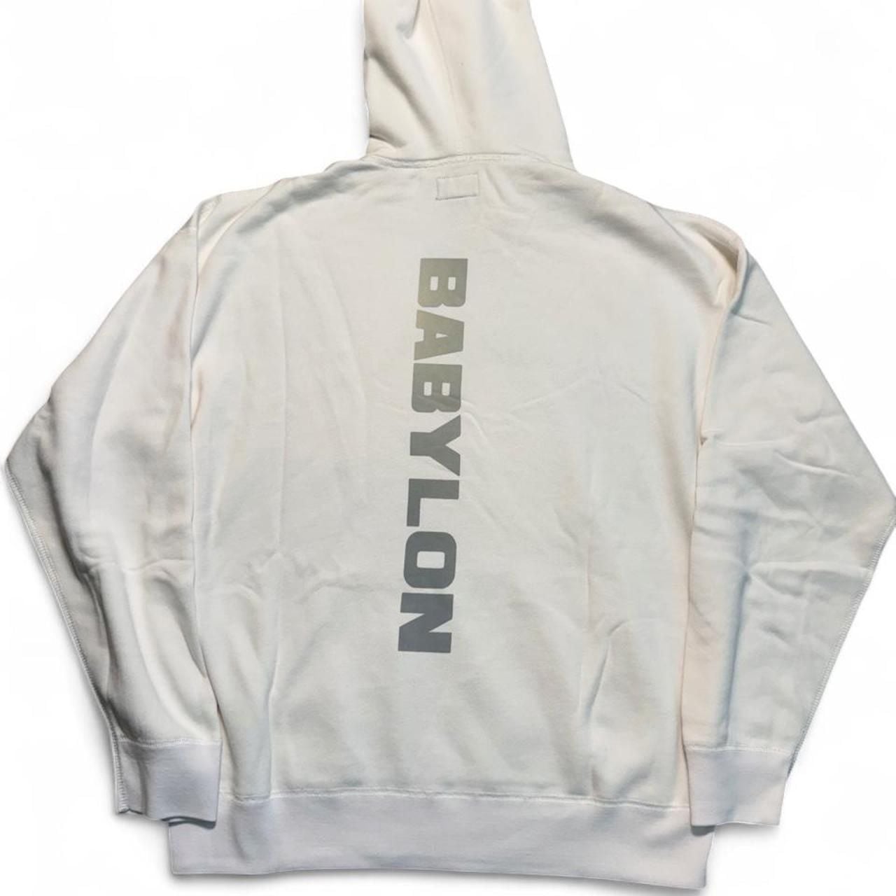 Converse x Babylon Hoodie Size M Learn2Burn White Flame 8
